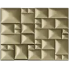 Quilted Cube Panel - 3D STL relief for CNC