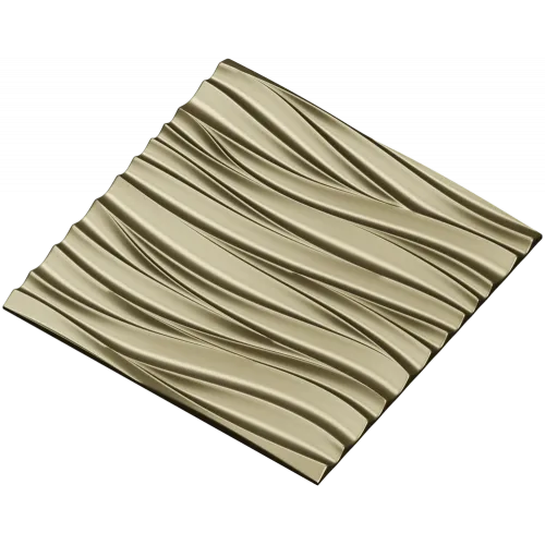 Waveflow Relief - decorative panel 3D model (STL) for CNC