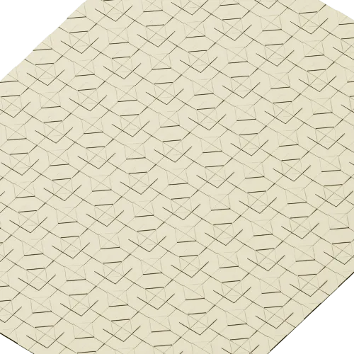 Tessera Geo Panel - STL 3D model for CNC routing