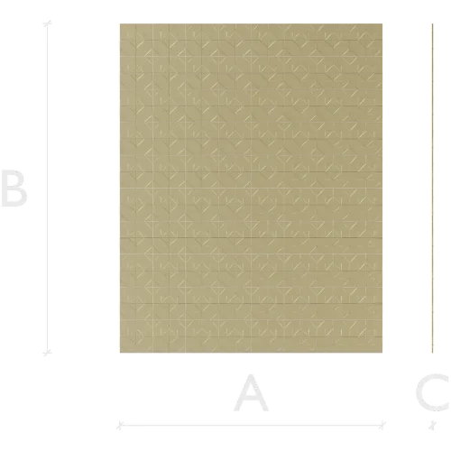 Tessera Geo Panel - STL 3D model for CNC routing