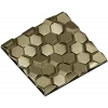 Hexagonal Honeycomb Relief Panel - STL 3D Model for CNC