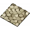 Hexagonal Honeycomb Relief Panel - STL 3D Model for CNC