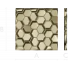 Hexagonal Honeycomb Relief Panel - STL 3D Model for CNC