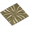 Radiant Bloom decorative panel - STL 3D model for CNC milling