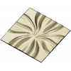 Radiant Bloom decorative panel - STL 3D model for CNC milling