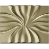 Radiant Bloom decorative panel - STL 3D model for CNC milling