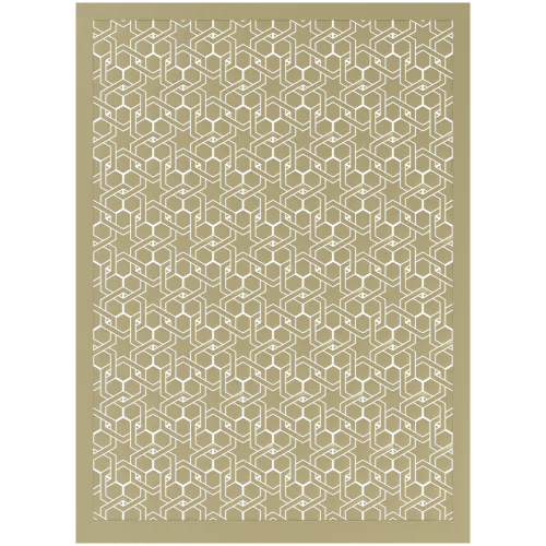 Isometric Cube Lattice Panel - STL 3D model for CNC router