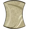 Aurelia Wave Segment - STL 3D model for CNC decorative panel