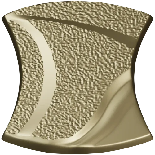 Aurelia Wave Segment - STL 3D model for CNC decorative panel
