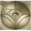 Tulip Medallion Panel STL for CNC milling