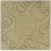 Ornamental Arabesque Square Panel STL for CNC
