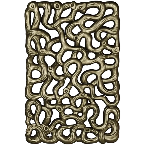 Coral Lace decorative panel - STL 3D model for CNC