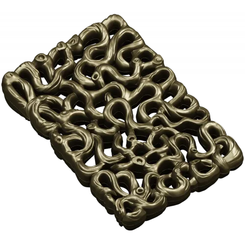 Coral Lace decorative panel - STL 3D model for CNC