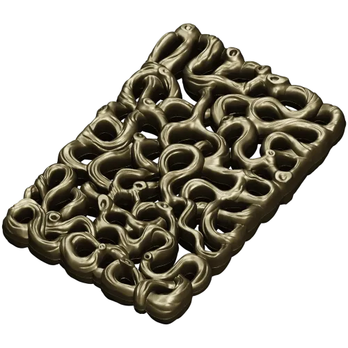 Coral Lace decorative panel - STL 3D model for CNC