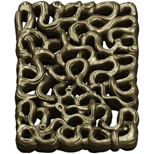 Coral Lace decorative panel - STL 3D model for CNC