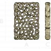 Coral Lace decorative panel - STL 3D model for CNC