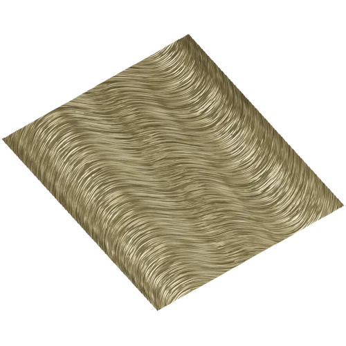 Wavy Grain Decorative Panel STL Model