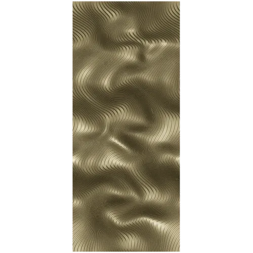 Golden Ripples - decorative panel STL for CNC