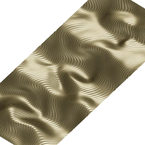 Golden Ripples - decorative panel STL for CNC