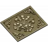 Ornate Fleur-Cross Decorative Panel STL for CNC