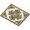 Ornate Fleur-Cross Decorative Panel STL for CNC