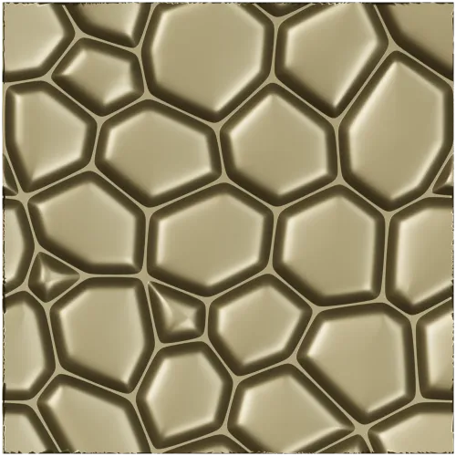 Honeycell Relief - Organic Honeycomb 3D Panel (STL for CNC)