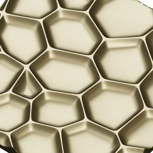 Honeycell Relief - Organic Honeycomb 3D Panel (STL for CNC)