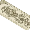 Rococo Cartouche Decorative Panel - STL 3D model for CNC