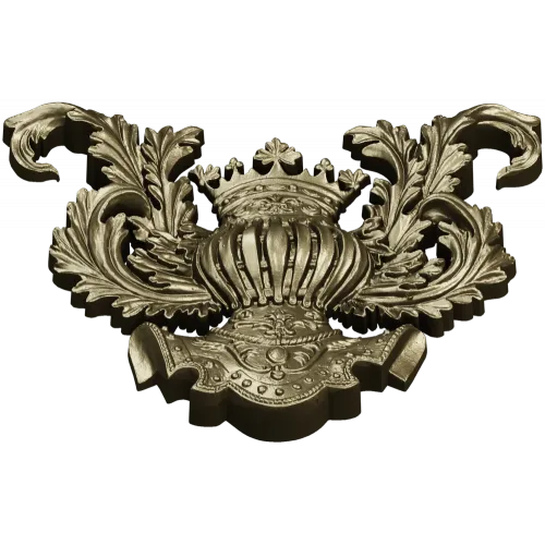 Королевский картуш - 3D модель в формате STL для ЧПУ