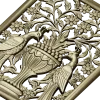Twin Peacocks Urn Panel STL