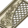 Baroque Lattice & Scroll Decorative Panel STL