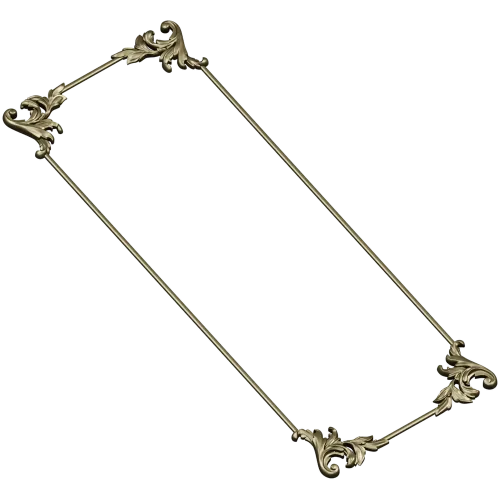 Acanthus Slim Panel - 3D STL model for CNC milling