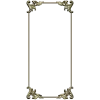 Acanthus Slim Panel - 3D STL model for CNC milling