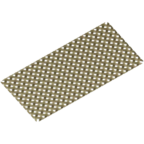 Woven Basket Lattice Decorative Panel - STL 3D Model for CNC