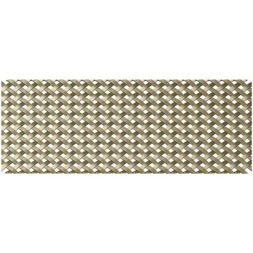 Woven Basket Lattice Decorative Panel - STL 3D Model for CNC