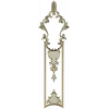 Filigree Acanthus Vertical Panel - STL 3D model for CNC