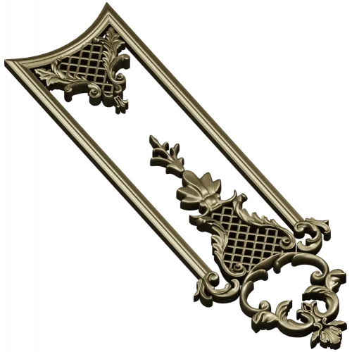 Versailles Lattice Vertical Panel - STL 3D model for CNC