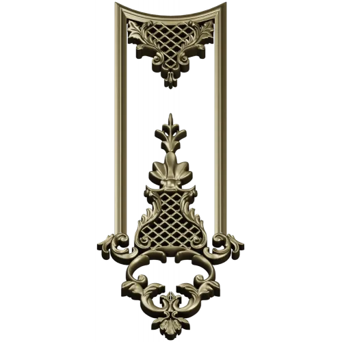 Versailles Lattice Vertical Panel - STL 3D model for CNC