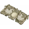Rococo Medallion Decorative Panel STL for CNC