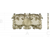 Rococo Medallion Decorative Panel STL for CNC