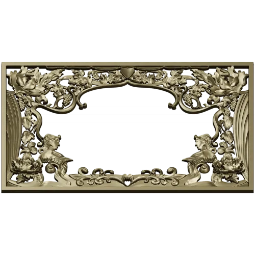 Golden Vine Cartouche