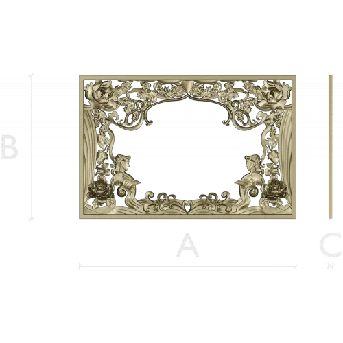 Golden Vine Cartouche