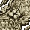 Rococo Quilted Vertical Decorative Panel STL for CNC