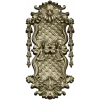 Rococo Quilted Vertical Decorative Panel STL for CNC