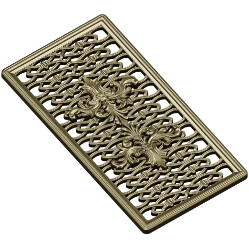 Acanthus Ribbon Decorative Panel STL for CNC