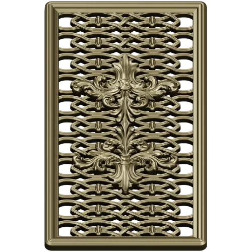 Acanthus Ribbon Decorative Panel STL for CNC