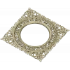 Рокайльная рамка с круглым проёмом - 3D STL модель для ЧПУ