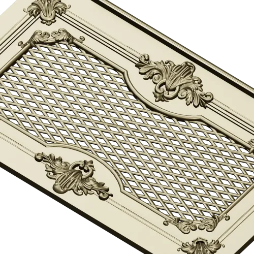 Rococo Lattice Decorative Panel STL for CNC