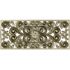 Baroque Floral Openwork Panel STL for CNC