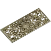 Baroque Floral Openwork Panel STL for CNC